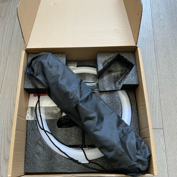 L8STAR LED Ring Light and Video Tripod; Phone Holder for Live Streaming - Picture 3 of 8